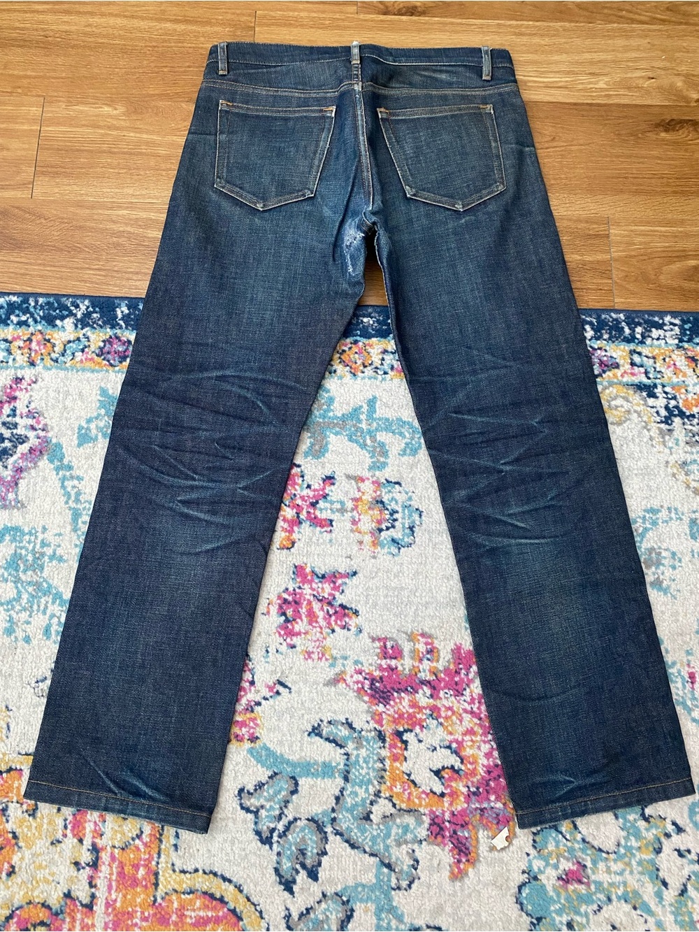 APC New Standard Jeans 30x29 Selvedge Denim Deep Fades Honeycombs